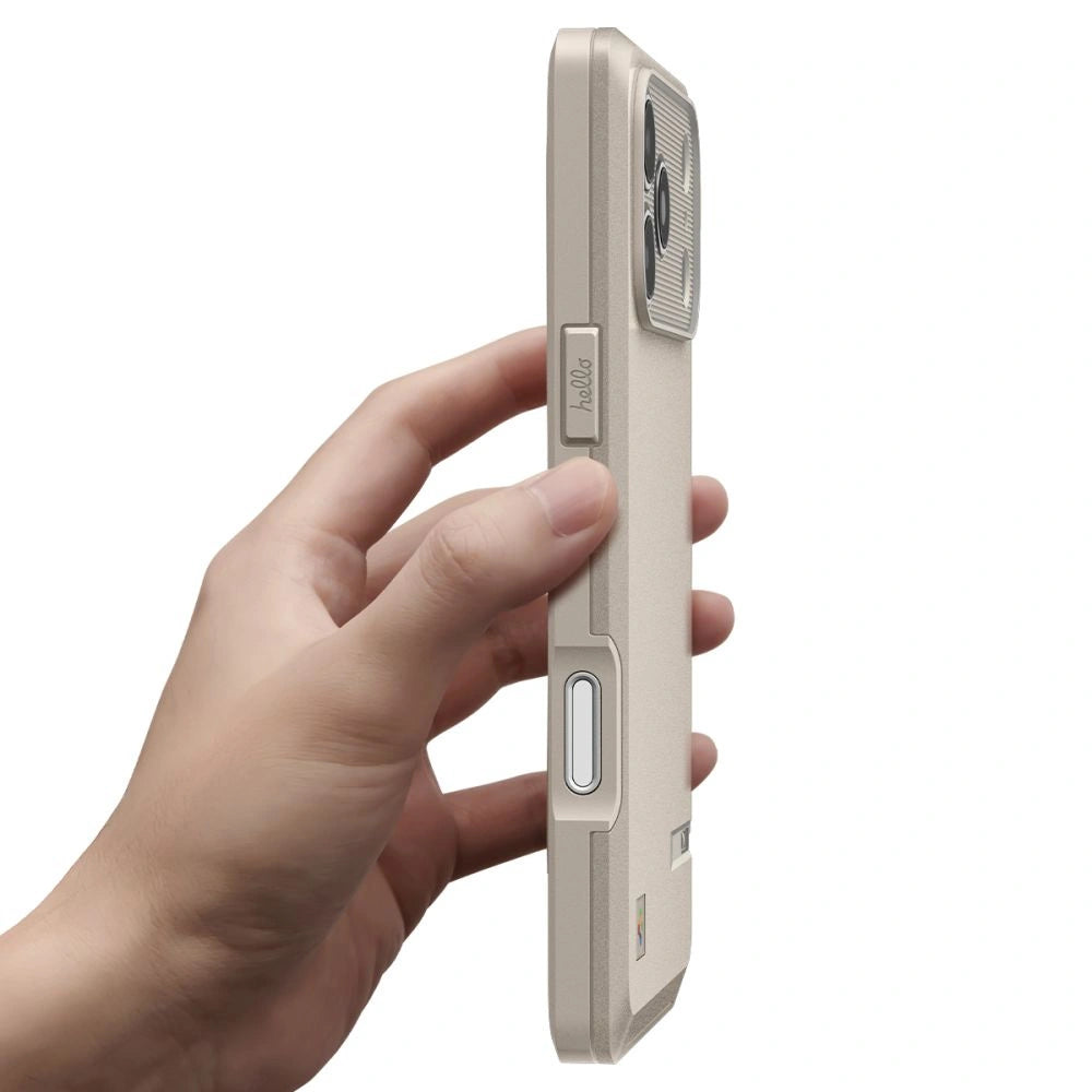 Etui Spigen Classic LS MagSafe na iPhone 17 Pro - beżowe – zdjęcie 10