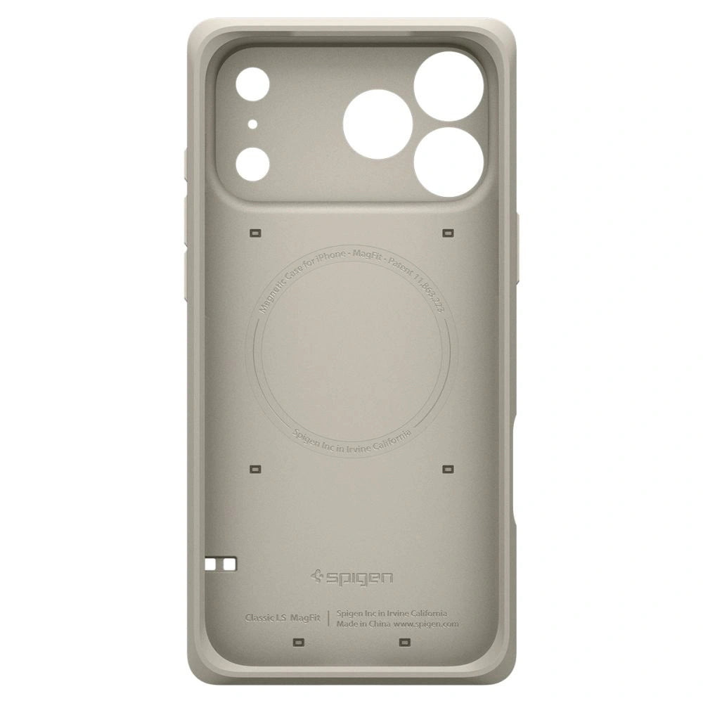 Etui Spigen Classic LS MagSafe na iPhone 17 Pro - beżowe – zdjęcie 5