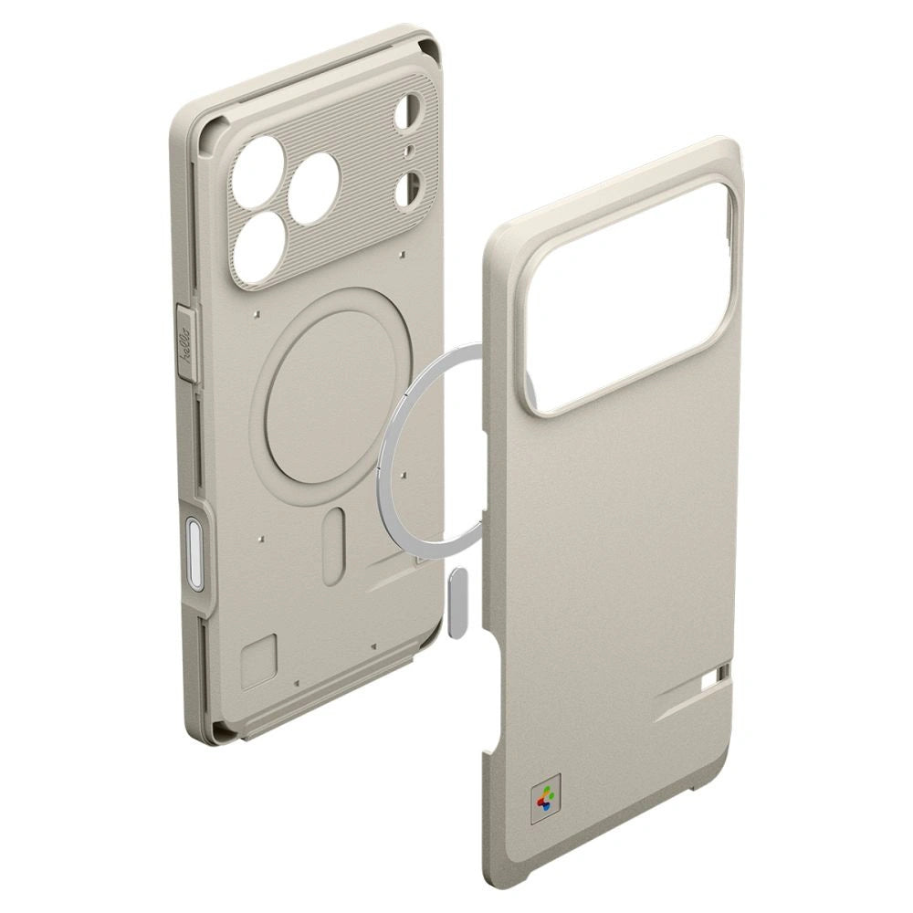 Etui Spigen Classic LS MagSafe na iPhone 17 Pro - beżowe – zdjęcie 8