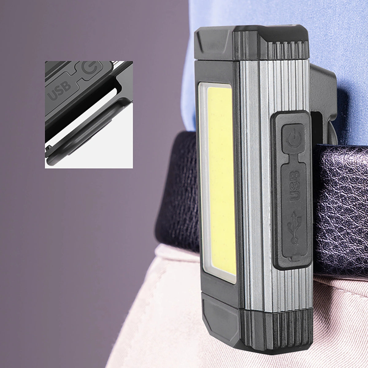 Lampa robocza Wozinsky WLR-15W 15 W 1500 lm diody CREE IPX6 z - szara – zdjęcie 7
