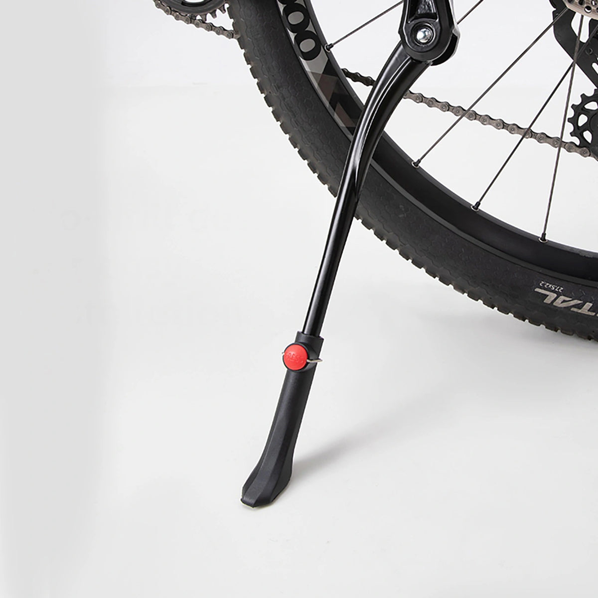 Stopka rowerowa na rowery 26-29 cali regulowana antypoślizgowa - czarna – zdjęcie 4