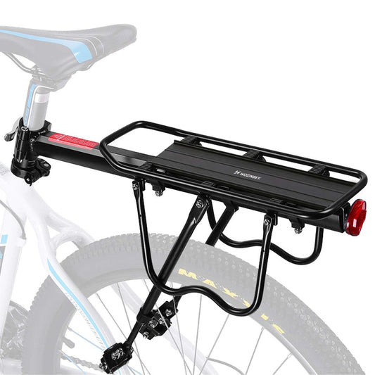 Bagażnik rowerowy Wozinsky na rowery 22-27" regulowany do 50 kg - czarny