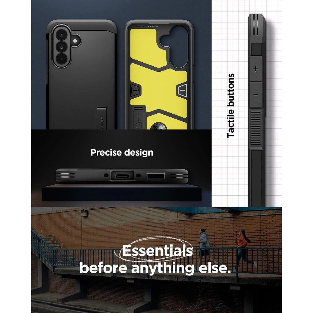 Etui Spigen Tough Armor na Samsung Galaxy A37 5G - czarne – zdjęcie 14