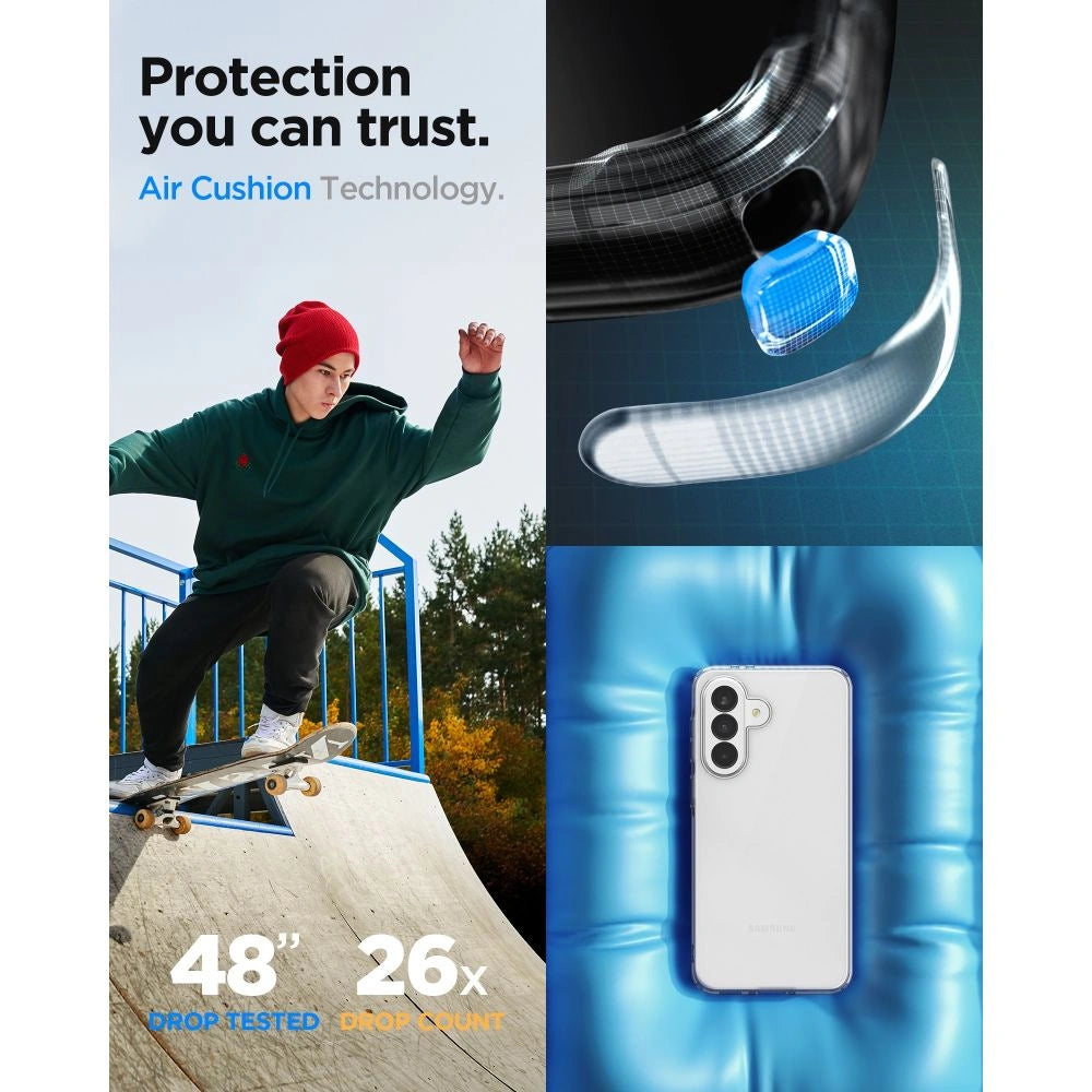 Etui Spigen Liquid Crystal na Samsung Galaxy A37 5G - przezroczyste – zdjęcie 12
