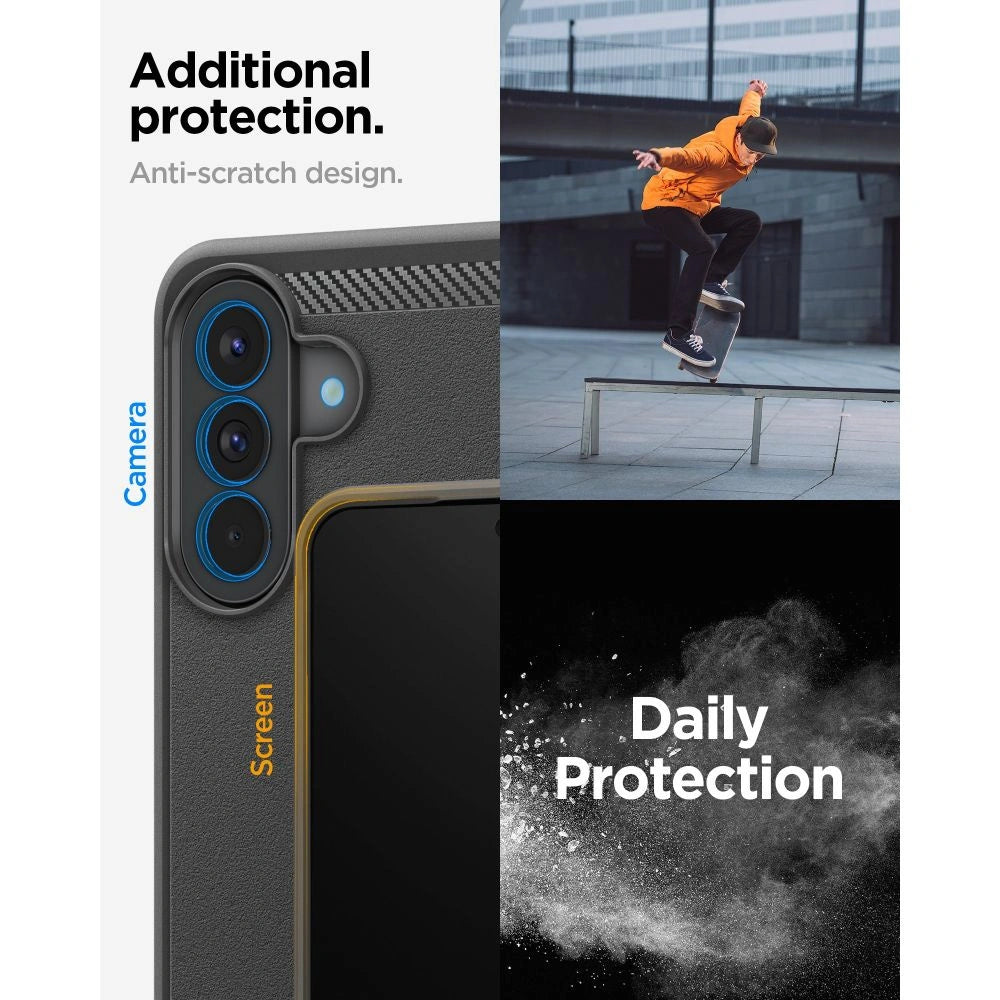 Etui Spigen Rugged Armor na Samsung Galaxy A57 5G - czarne – zdjęcie 14