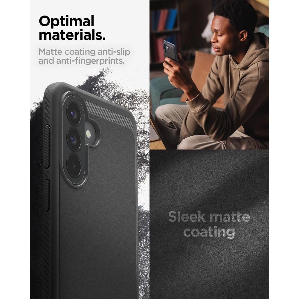 Etui Spigen Rugged Armor na Samsung Galaxy A57 5G - czarne – zdjęcie 15
