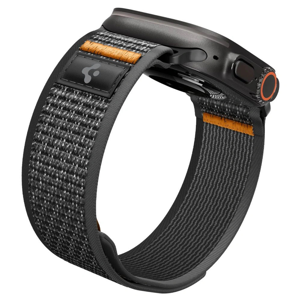 Pasek Spigen na Apple Watch (44 / 45 / 46 / 49 mm) - czarno-pomarańczowy – zdjęcie 3