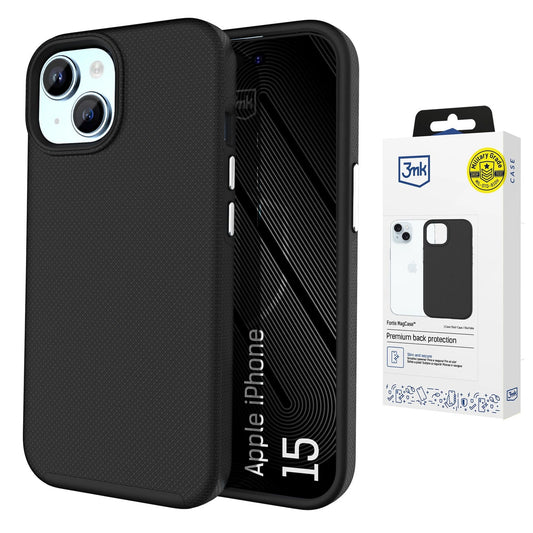 Etui 3mk Fortis MagCase na iPhone 15 - czarne