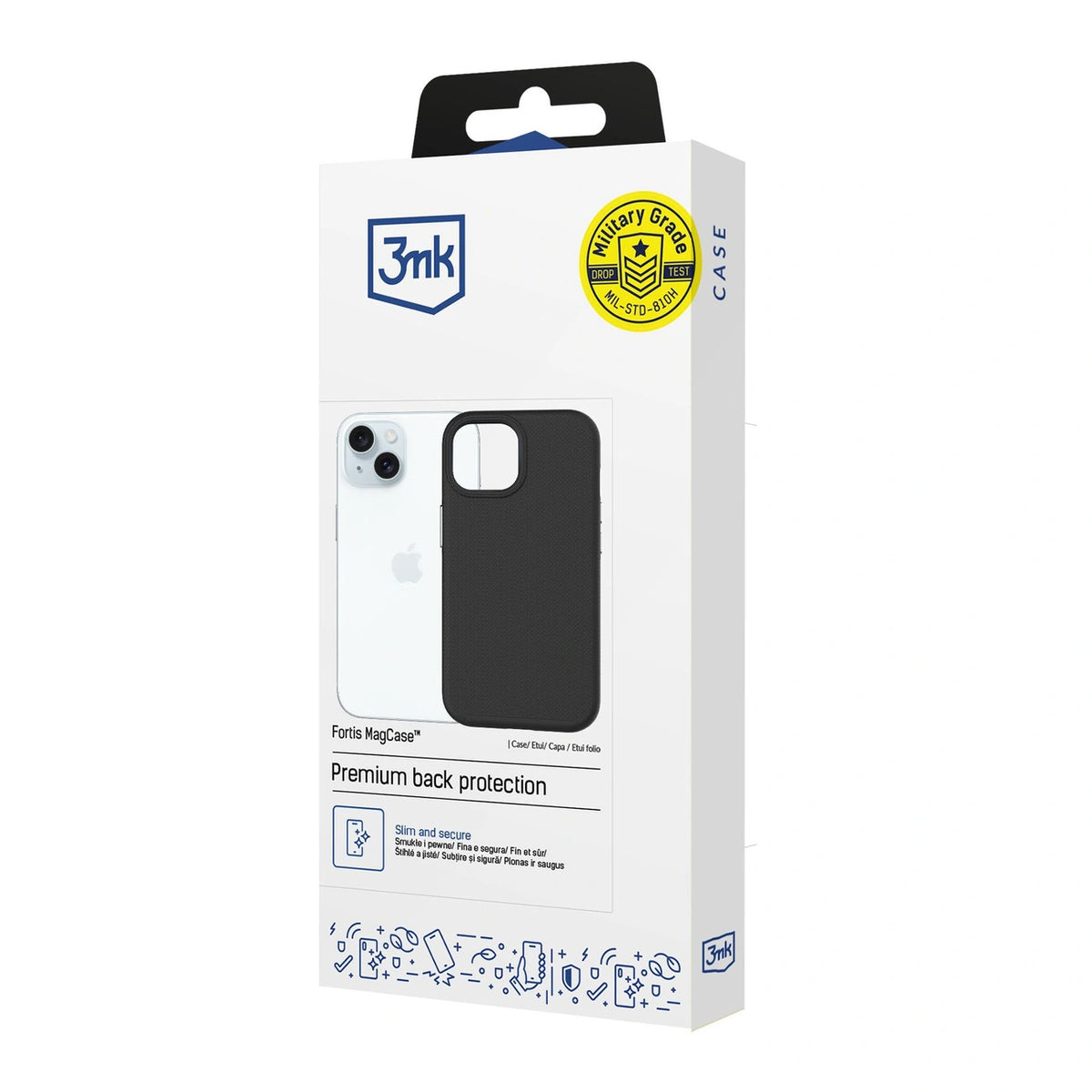 Etui 3mk Fortis MagCase na iPhone 15 - czarne – zdjęcie 11