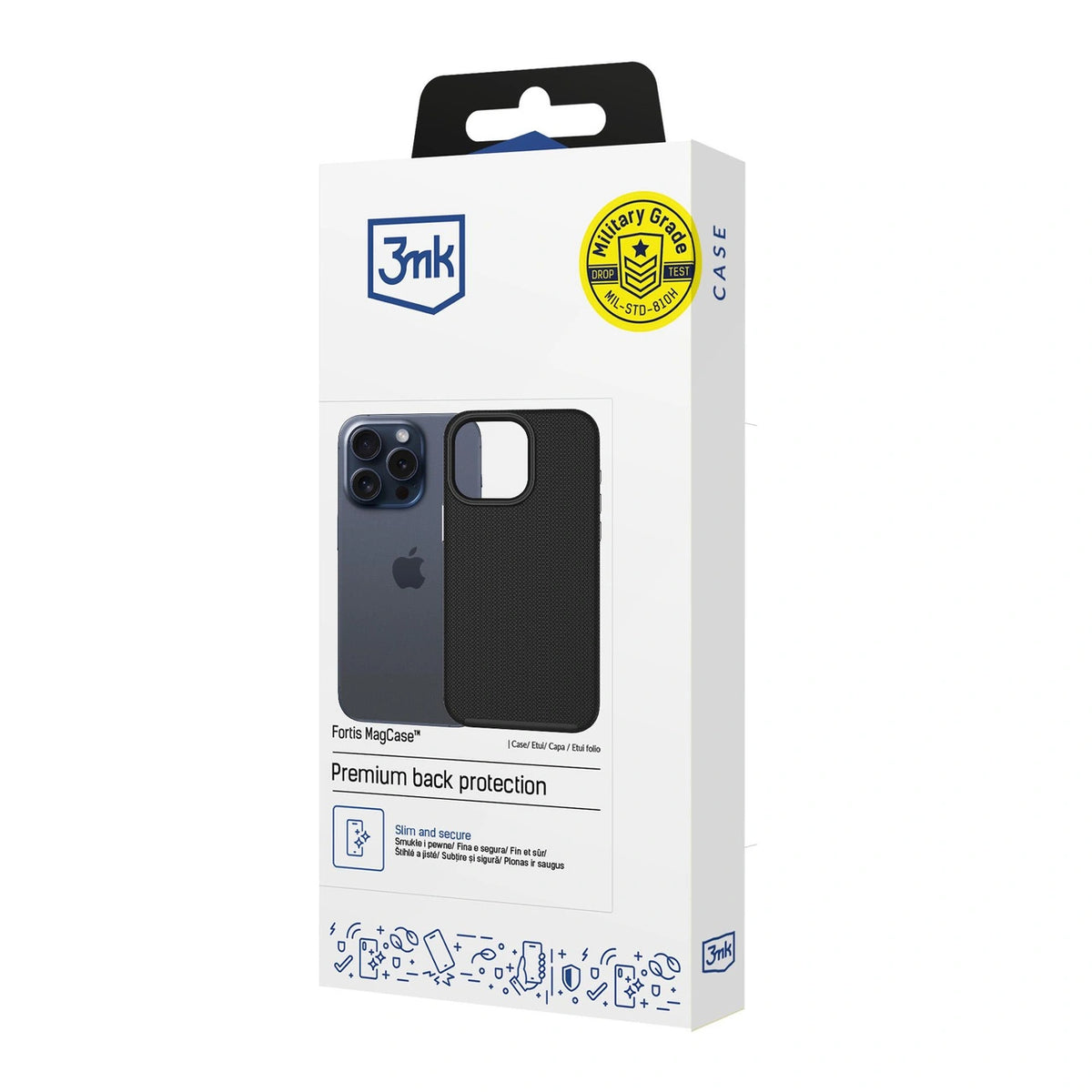 Etui 3mk Fortis MagCase na iPhone 15 Pro Max - czarne – zdjęcie 11
