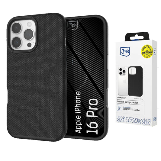 Etui 3mk Fortis MagCase na iPhone 16 Pro - czarne