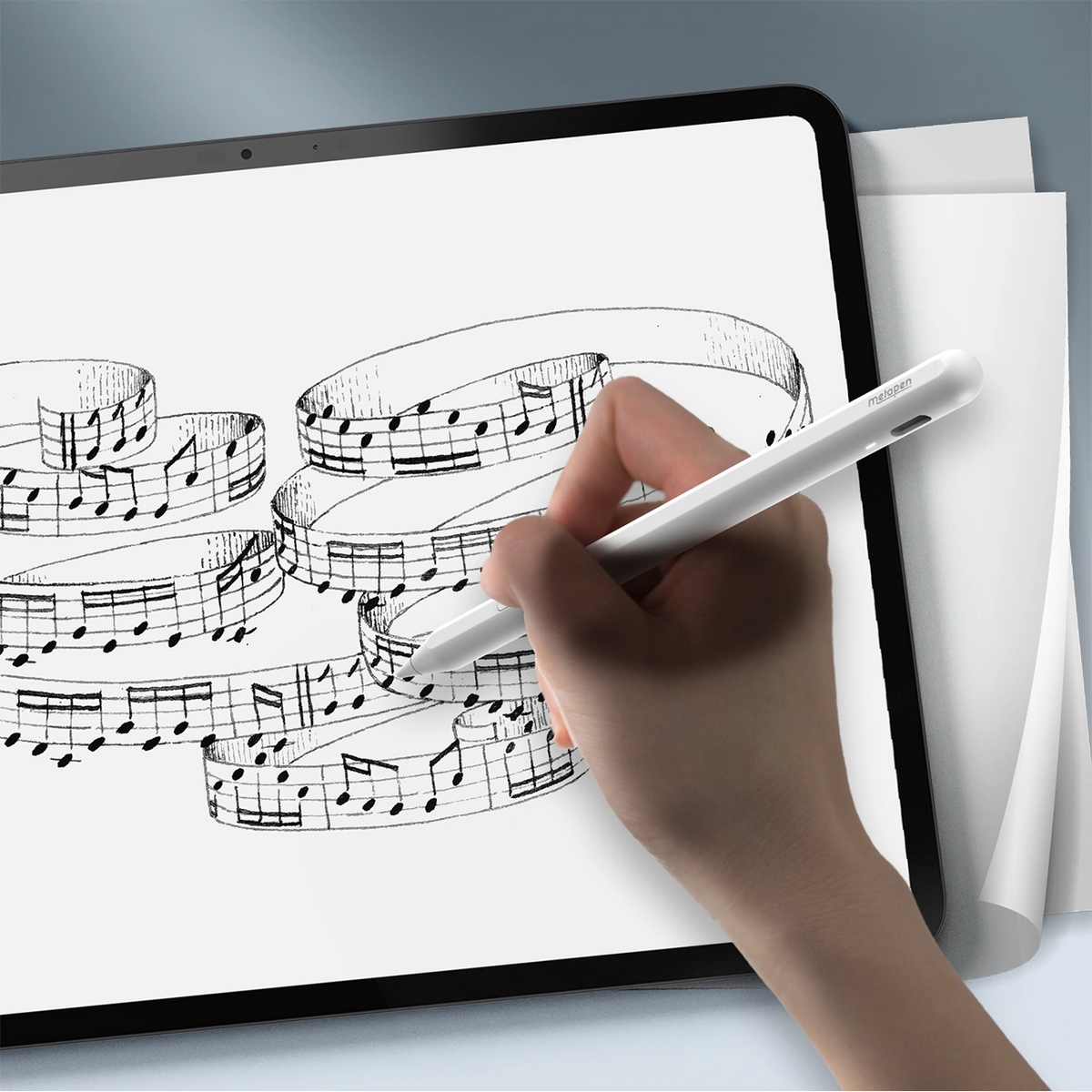 Rysik Metapen Pencil A12 do iPada - biały – zdjęcie 11