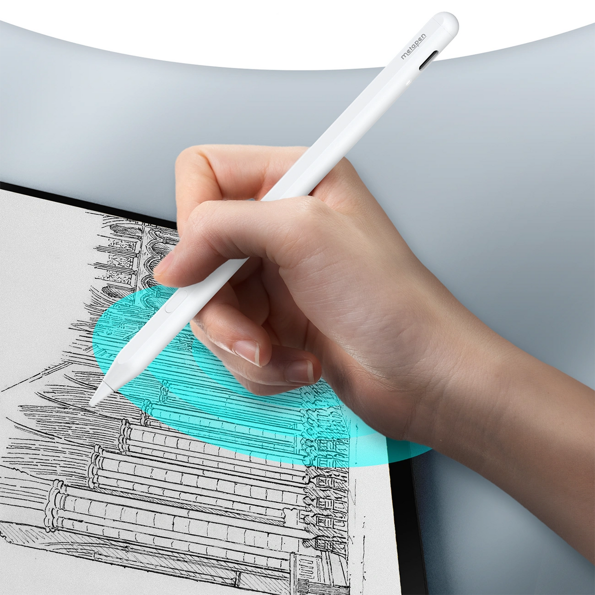 Rysik Metapen Pencil A12 do iPada - biały – zdjęcie 9