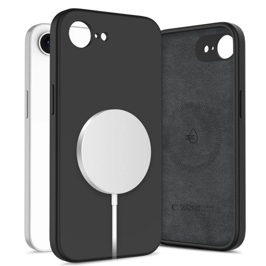 Etui Tech-Protect Silicone MagSafe na iPhone 16e / 17e - czarne
