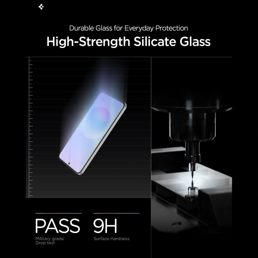 Szkło hartowane Spigen Glas.tR EZ Fit Pro 2-Pack na Samsung Galaxy A57 5G – zdjęcie 6