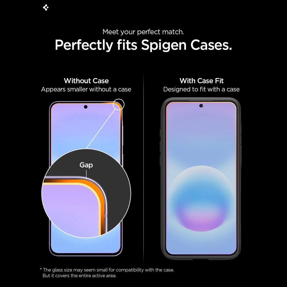 Szkło hartowane Spigen Glas.tR EZ Fit Pro 2-Pack na Samsung Galaxy A57 5G – zdjęcie 8