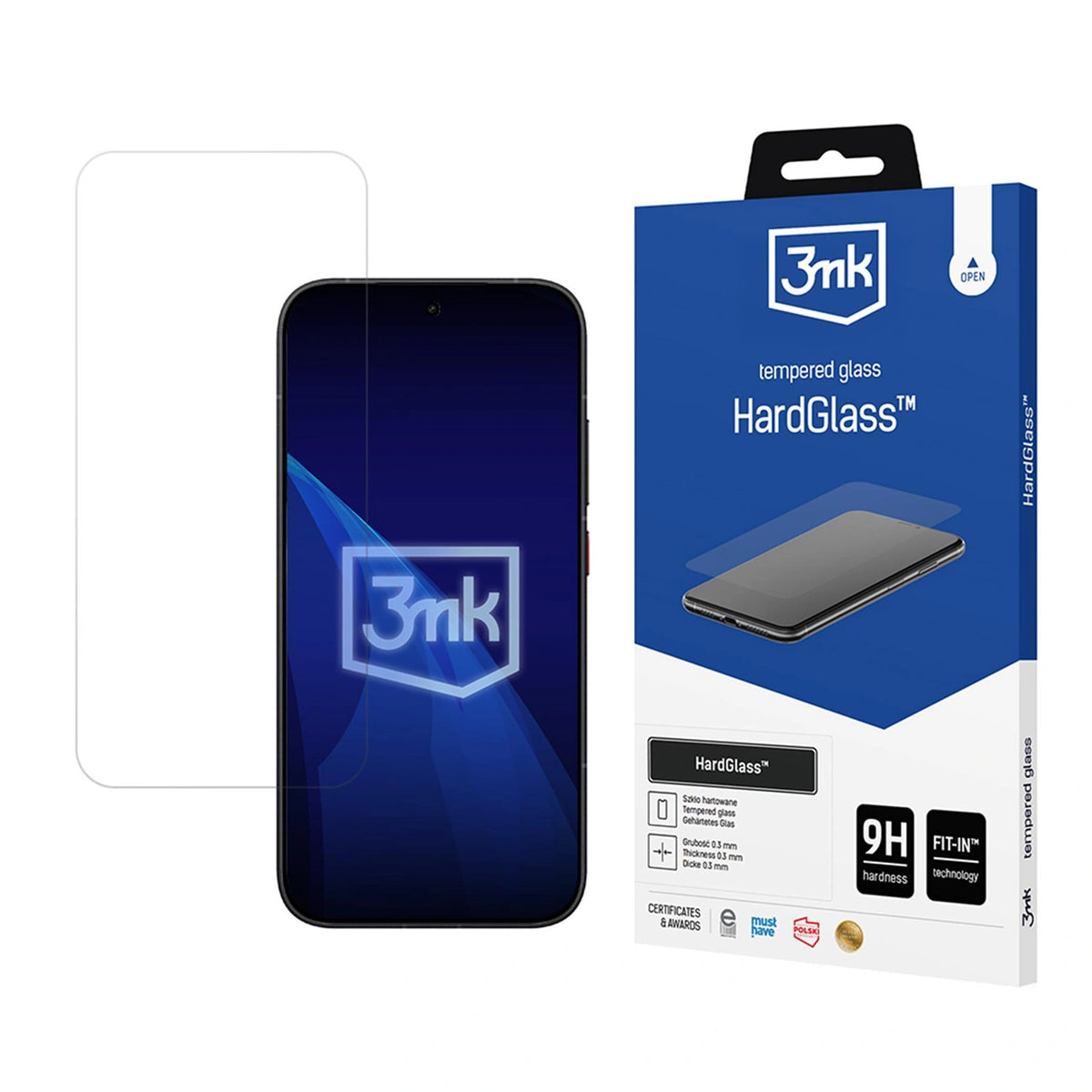 Szkło hartowane 3mk HardGlass na Xiaomi Poco X8 Pro Max