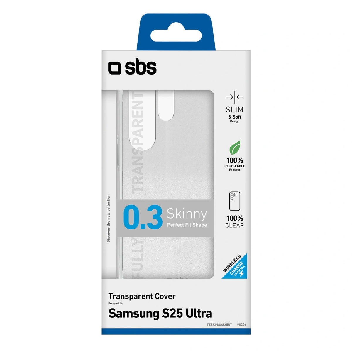 Etui SBS Skinny Cover na Samsung Galaxy S25 Ultra - przezroczyste – zdjęcie 2