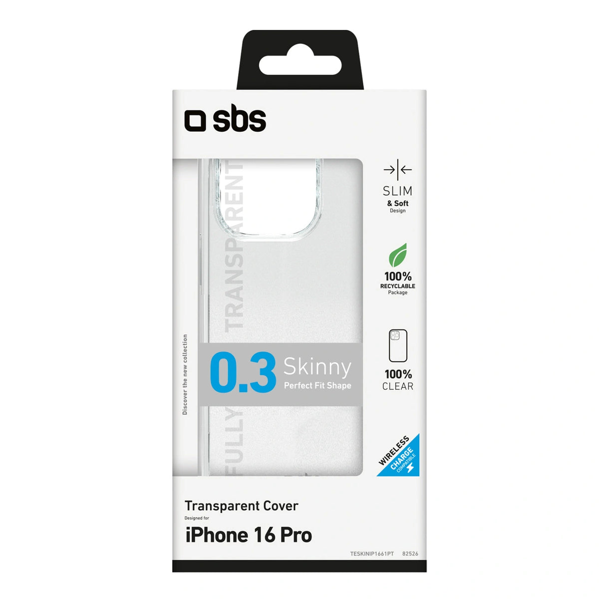 Etui SBS Skinny Cover na iPhone 16 Pro - przezroczyste – zdjęcie 2