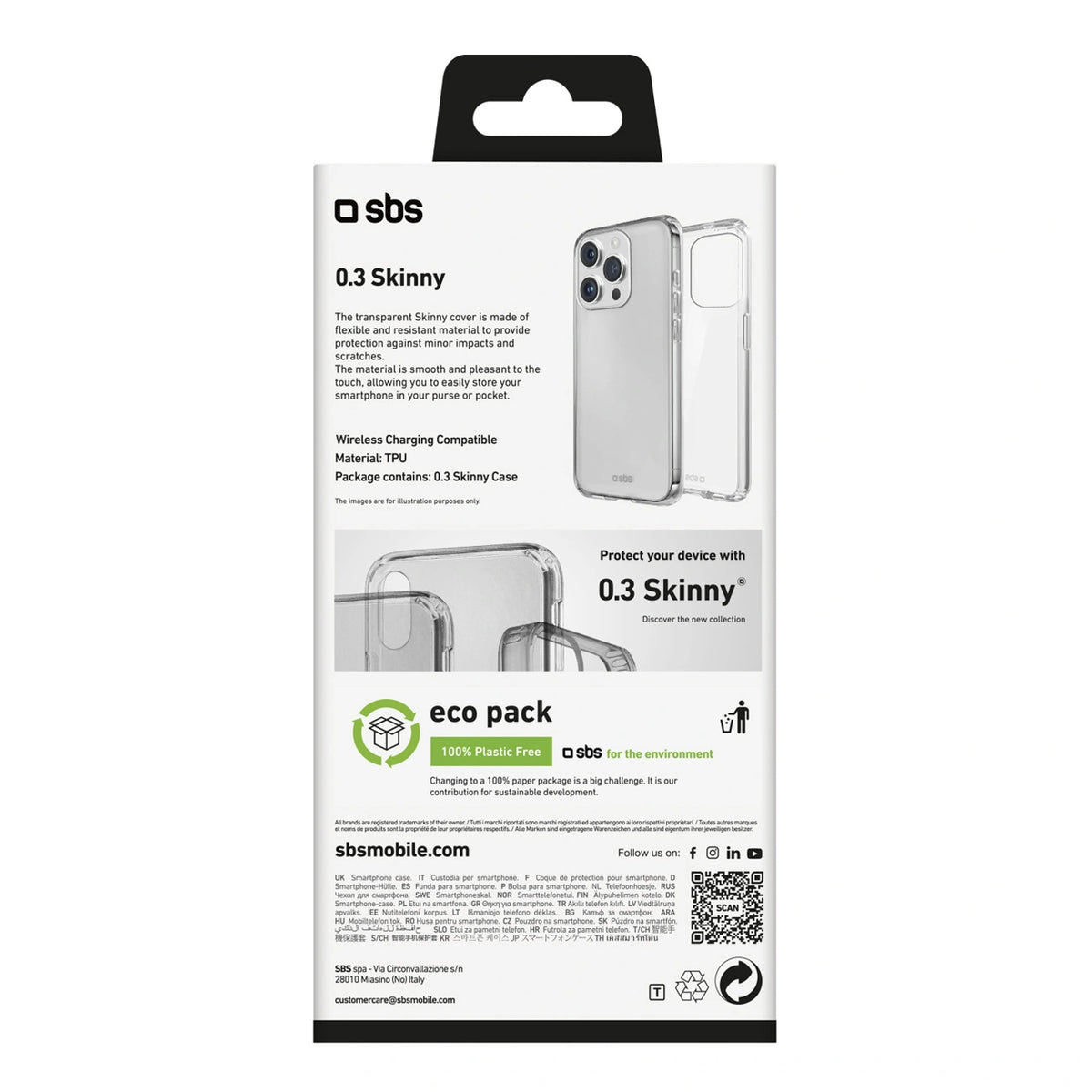 Etui SBS Skinny Cover na iPhone 16 Pro - przezroczyste – zdjęcie 3