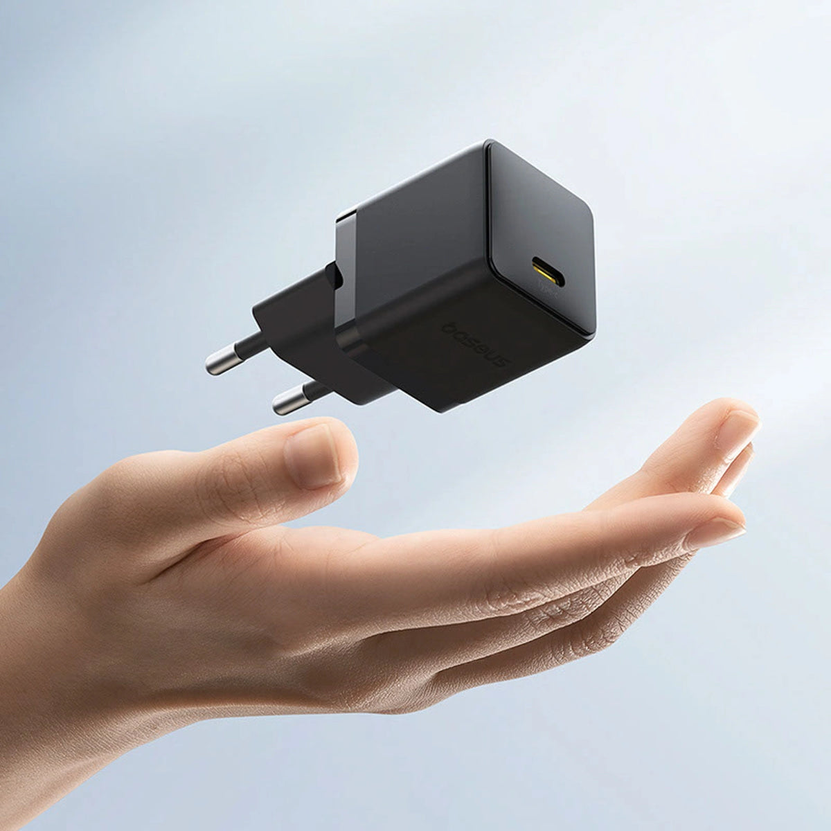 Ładowarka sieciowa Baseus Palm 30W z kablem USB-C 60W 1 m - czarna – zdjęcie 10