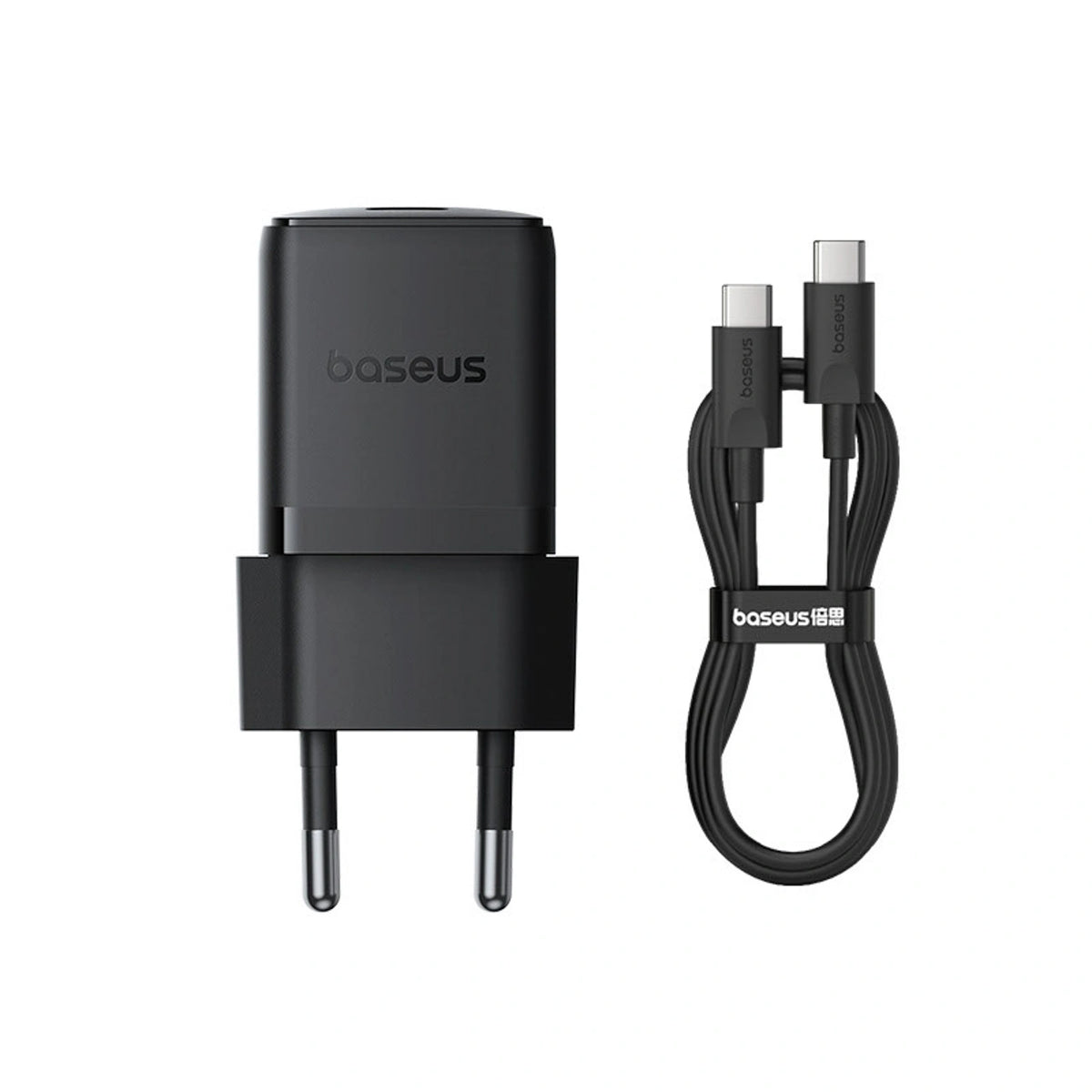Ładowarka sieciowa Baseus Palm 30W z kablem USB-C 60W 1 m - czarna – zdjęcie 6