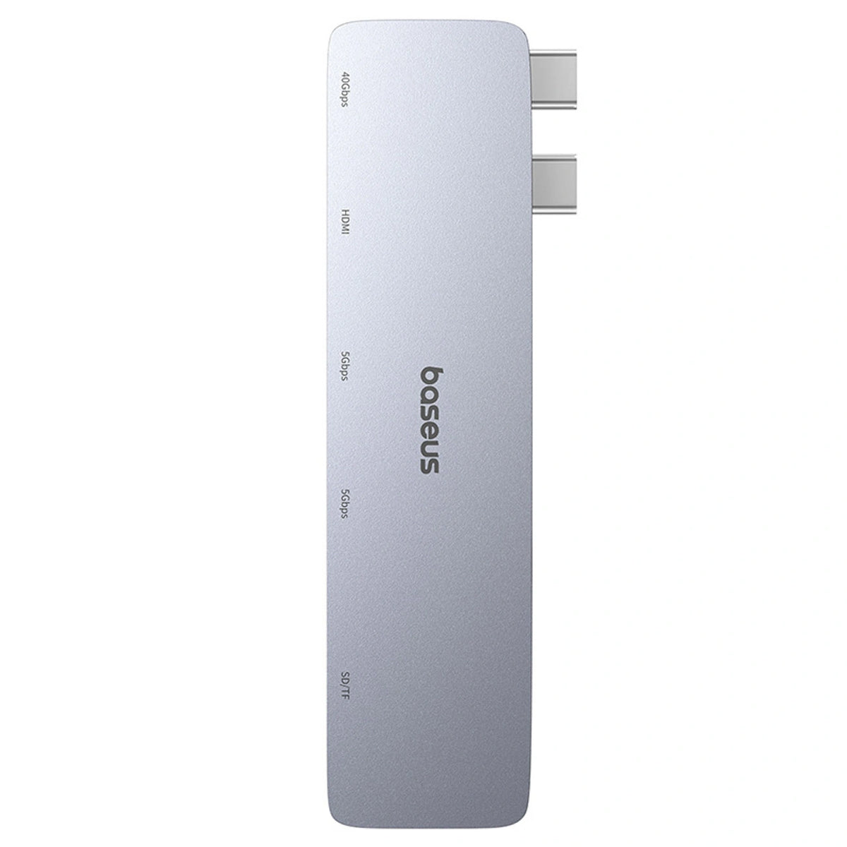 Hub USB Baseus UltraJoy Series 6w1 USB-C 40 Gb/s USB 3.0 HDMI 4K z - szary – zdjęcie 2