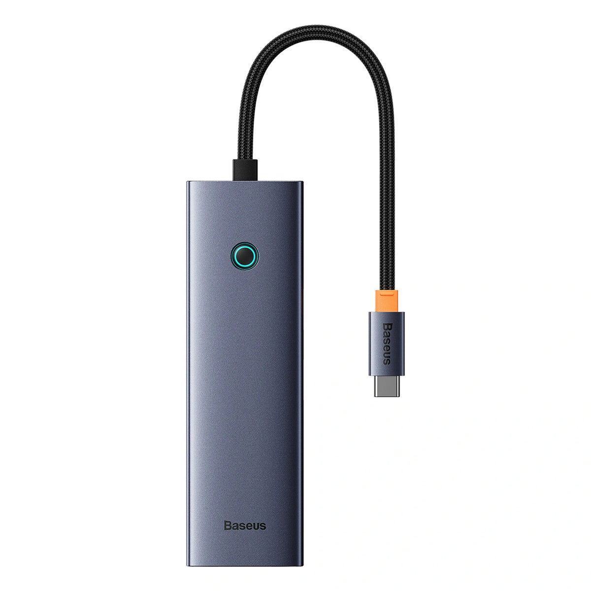 Hub USB Baseus UltraJoy Series 5w1 USB-C HDMI 4K 4x USB-A 3.0 - szary – zdjęcie 5