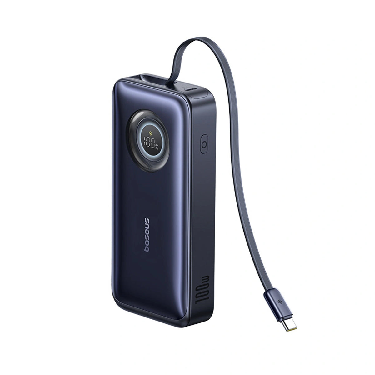 Powerbank Baseus EnerCore CR11 20000mAh 100W ze zwijanym kablami - czarny – zdjęcie 3