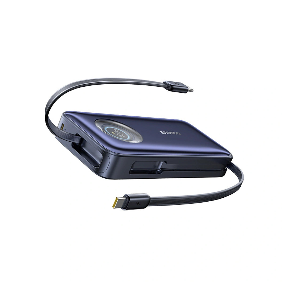 Powerbank Baseus EnerCore CR11 20000mAh 100W ze zwijanym kablami - czarny – zdjęcie 4