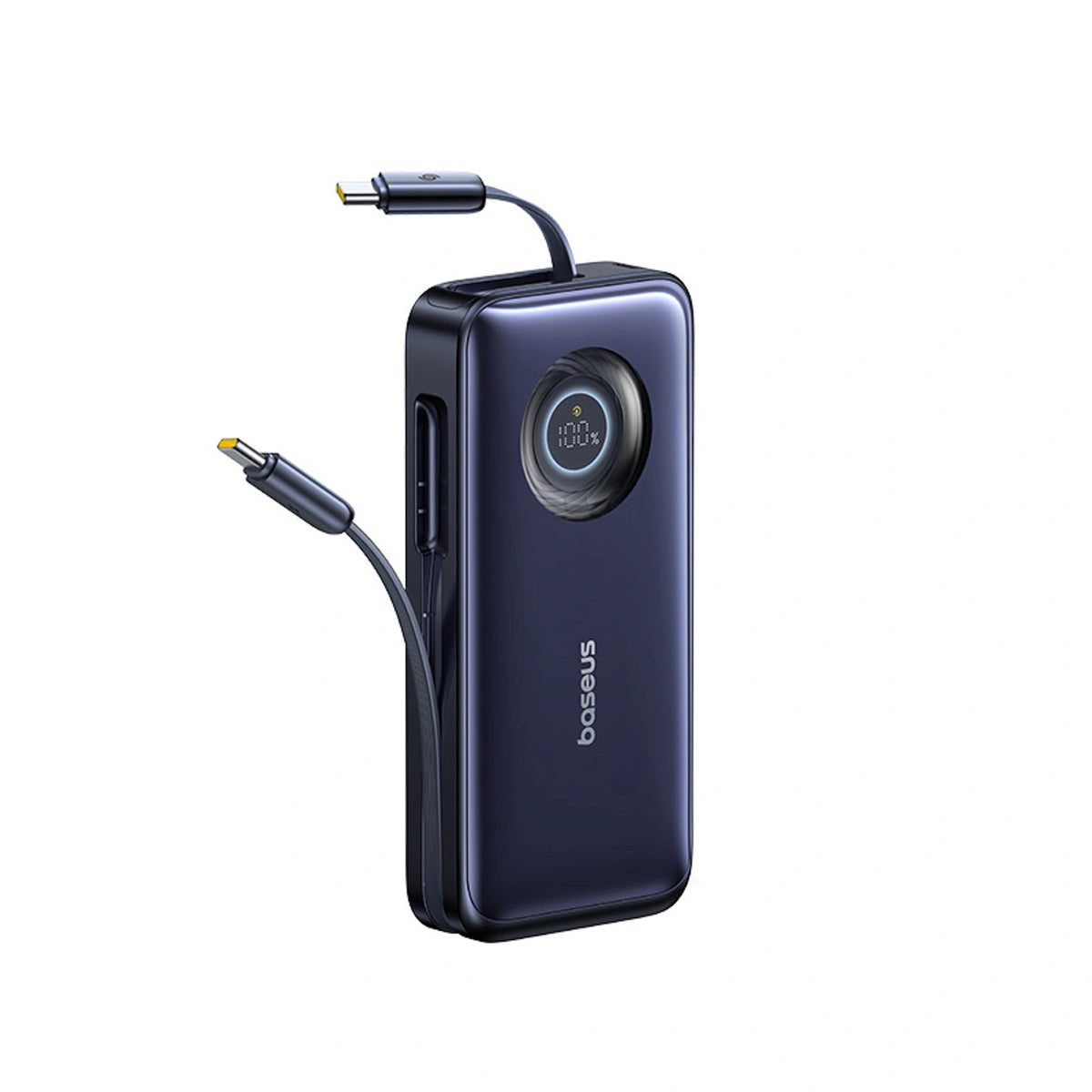 Powerbank Baseus EnerCore CR11 20000mAh 100W ze zwijanym kablami - czarny – zdjęcie 6