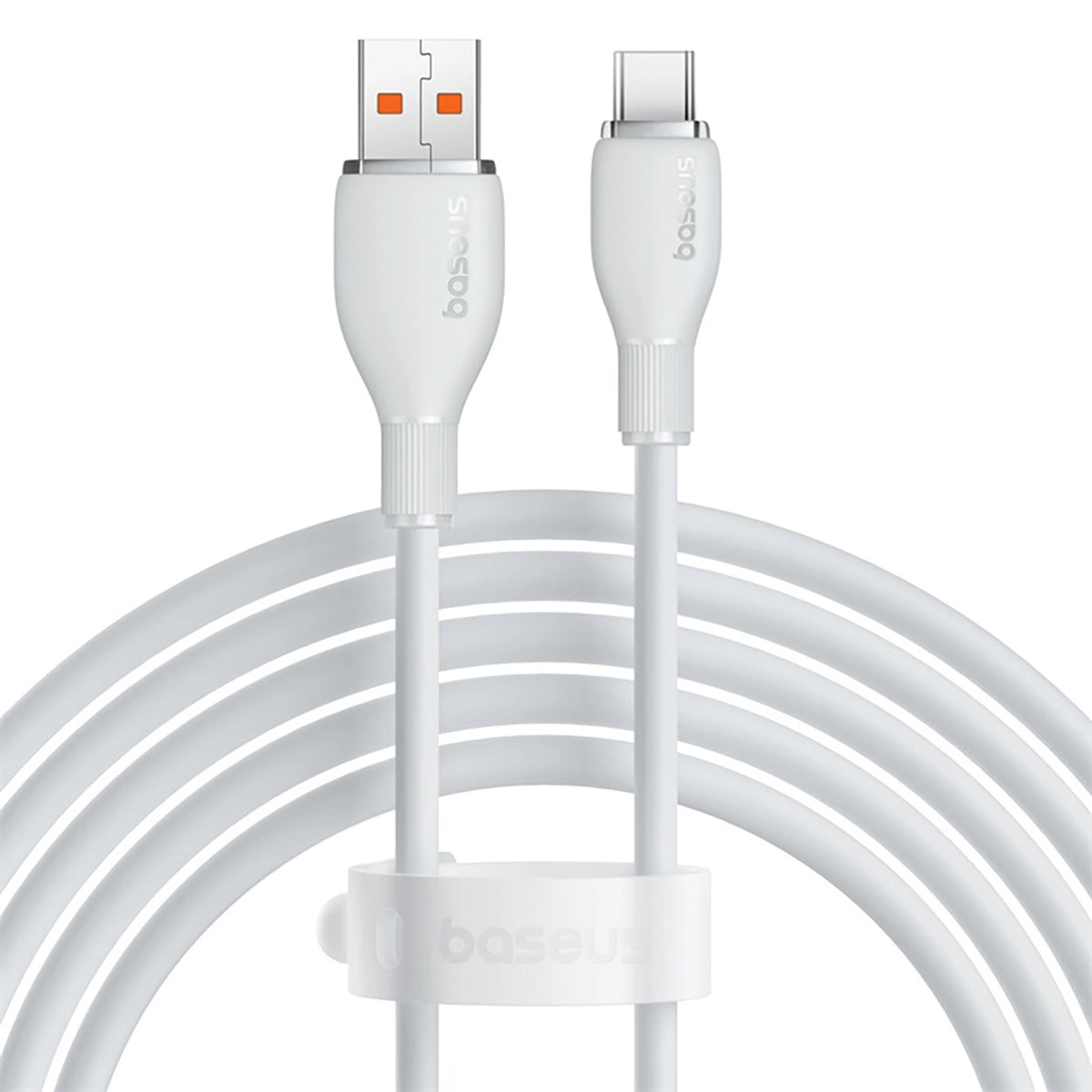 Kabel Baseus Pudding 100W USB-A - USB-C 1,2m - biały