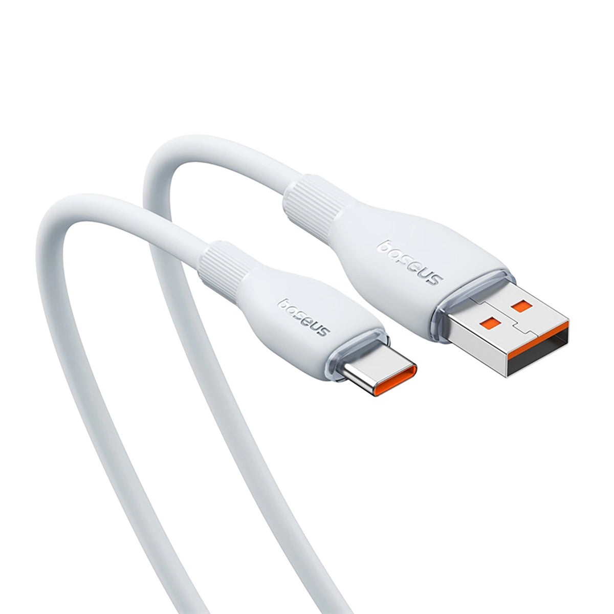 Kabel Baseus Pudding 100W USB-A - USB-C 1,2m - biały