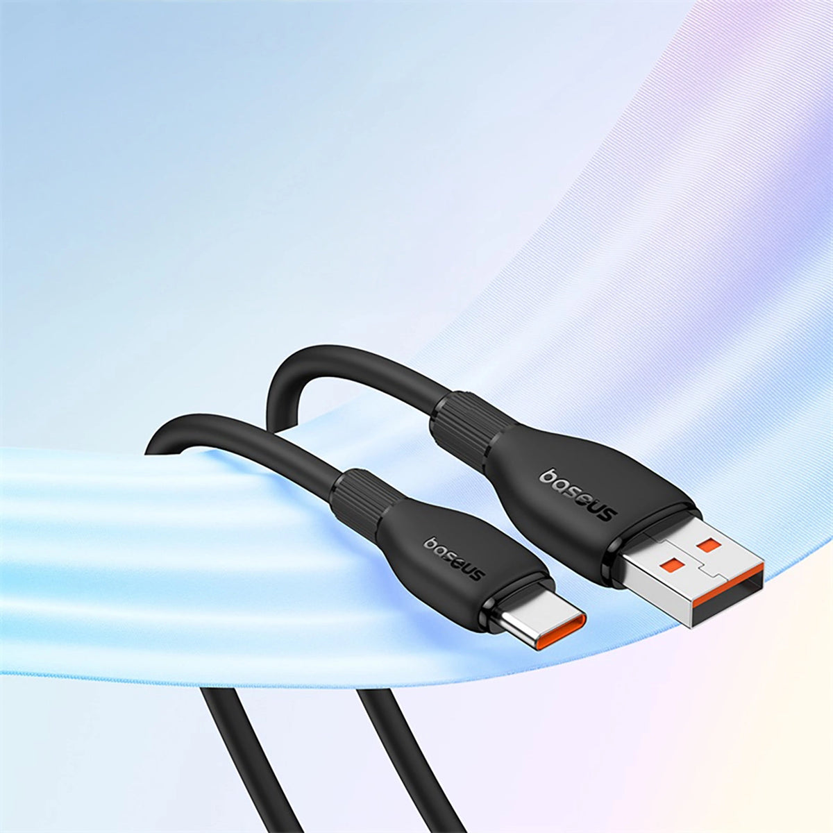 Kabel Baseus Pudding 100W USB-A - USB-C 1,2m - czarny