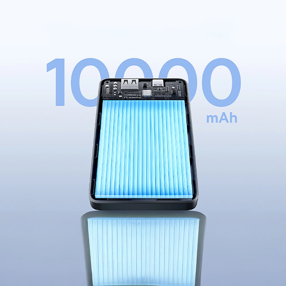 Powerbank Baseus EnerFill FP11 10000mAh 15W (z czarnym kablem - czarny