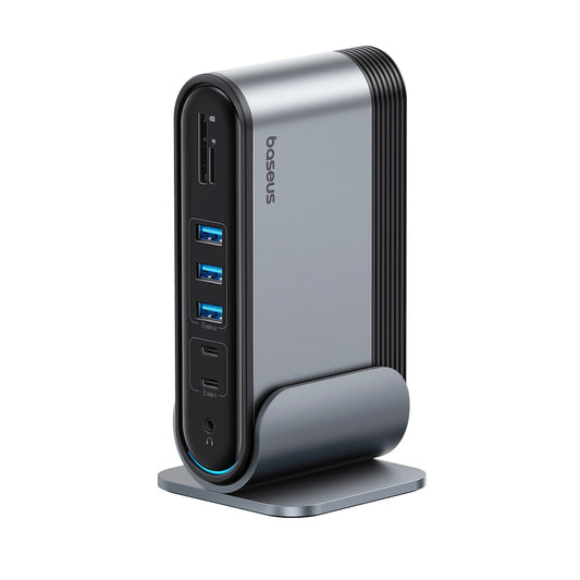 Stacja dokująca USB-C Baseus UnionJoy 2xHDMI4K@60Hz 1xDP4K@60Hz - szara