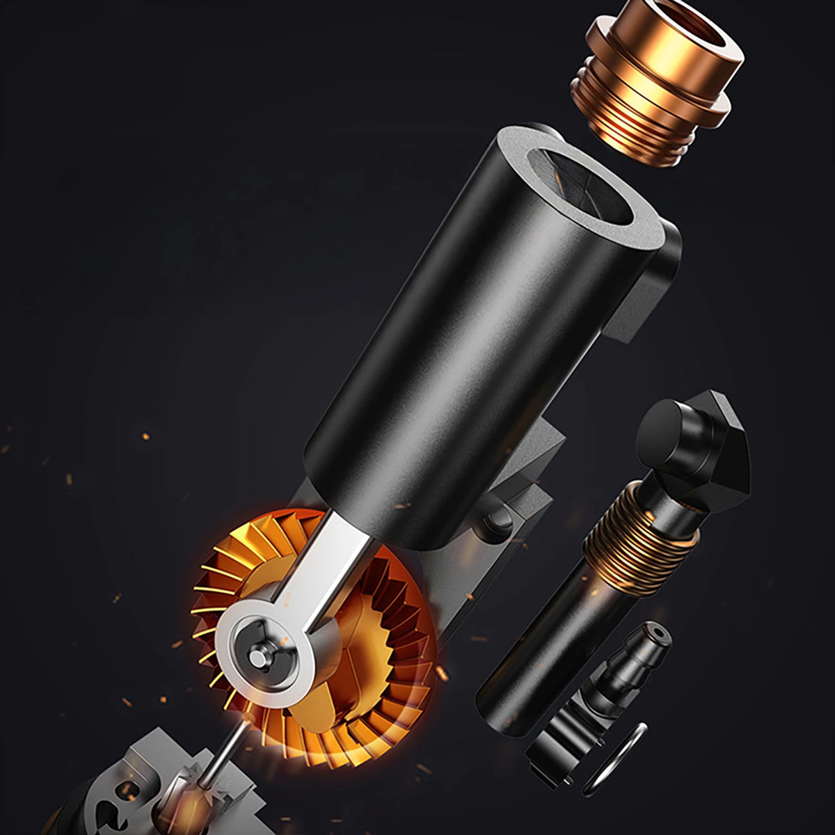 Kompresor Baseus Energy Source pompka samochodowa - szara – zdjęcie 13