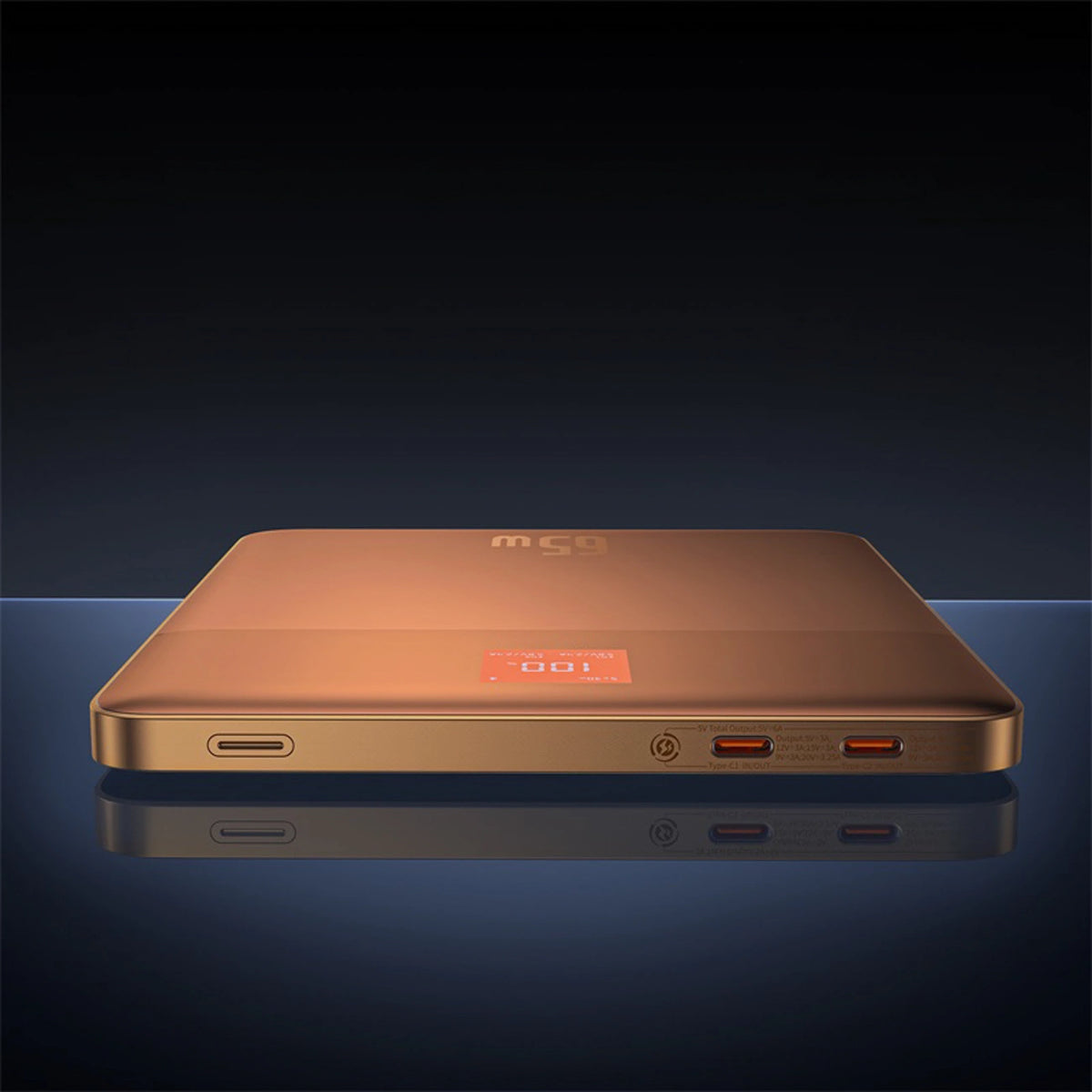 Powerbank Baseus Blade2 12000mAh 65W z wyświetlaczem - pomarańczowy – zdjęcie 10