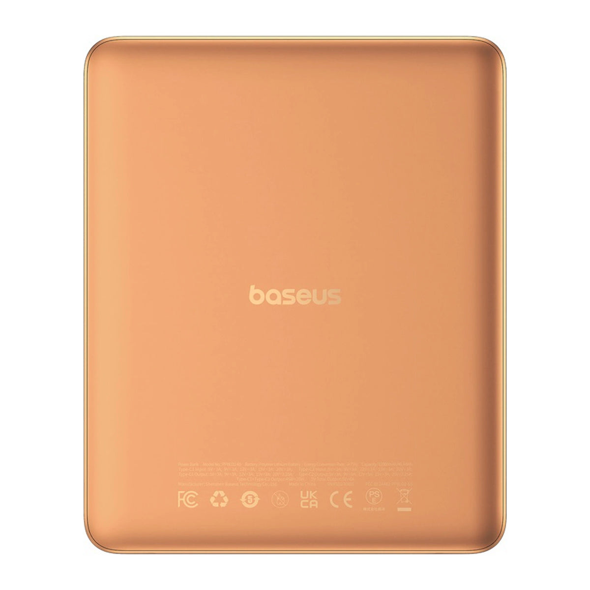 Powerbank Baseus Blade2 12000mAh 65W z wyświetlaczem - pomarańczowy – zdjęcie 4