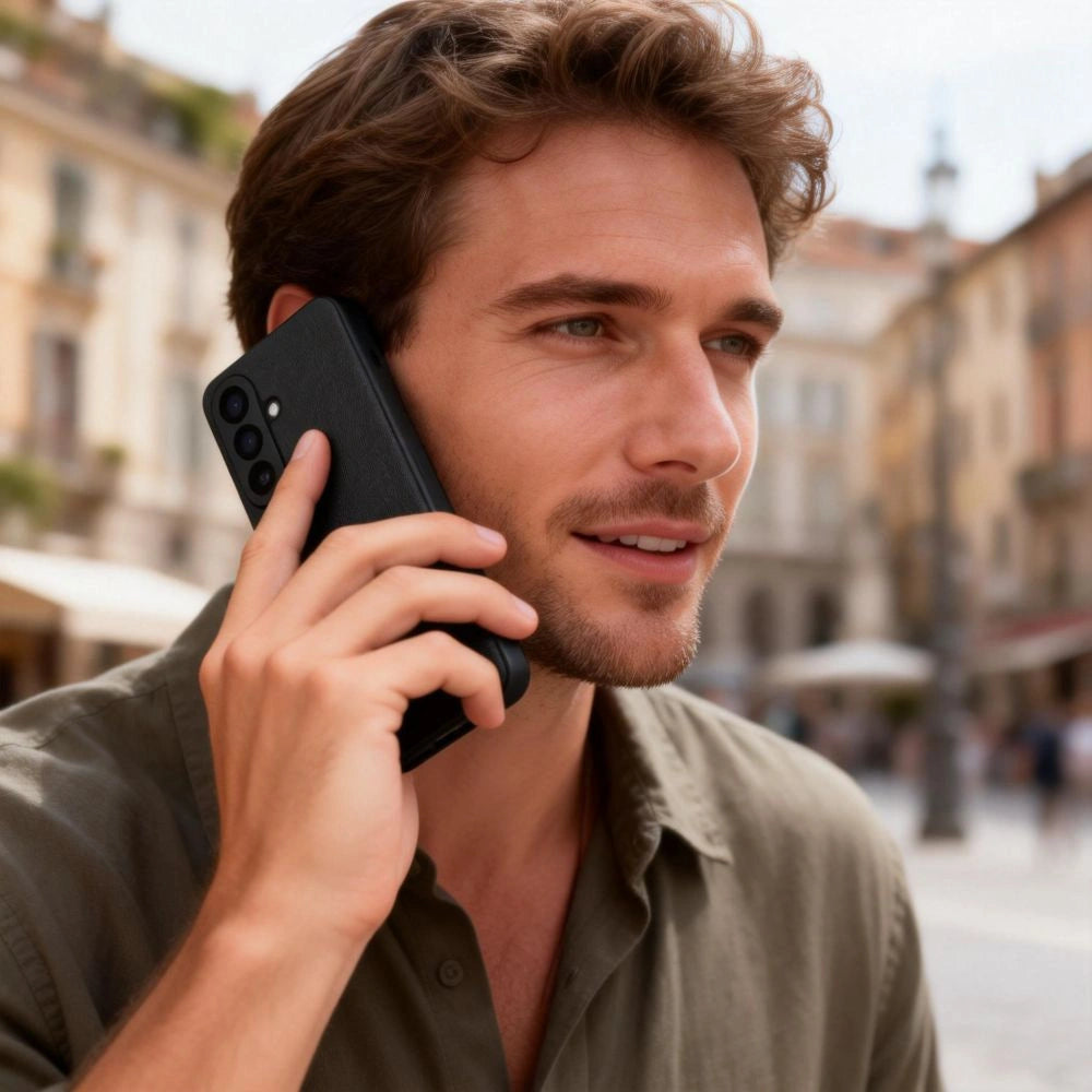 Etui Tech-Protect Smart Wallet na Samsung Galaxy A57 5G - czarne matowe – zdjęcie 4
