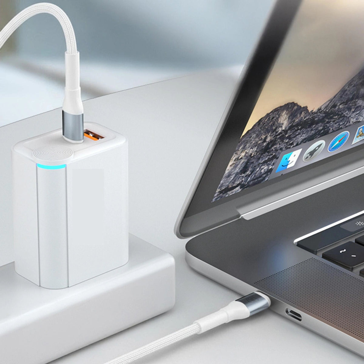 Kabel 3mk Hyper Cable N-SERIES USB-C / Lightning 50cm PD 3.0 9V/3A - biały – zdjęcie 4