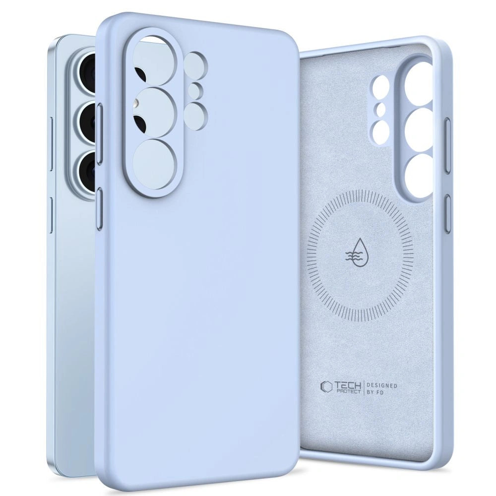 Etui Tech-Protect Silicone MagSafe na Samsung Galaxy S26 Ultra - niebieskie – zdjęcie 2