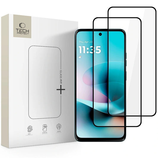 Szkło hartowane na Motorola Moto G57 / G57 Power / G67 Power - czarne