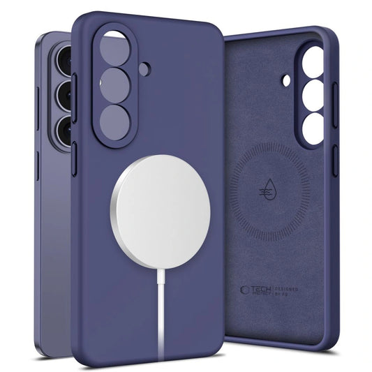 Etui Tech-Protect Silicone MagSafe na Samsung Galaxy S26 - fioletowe