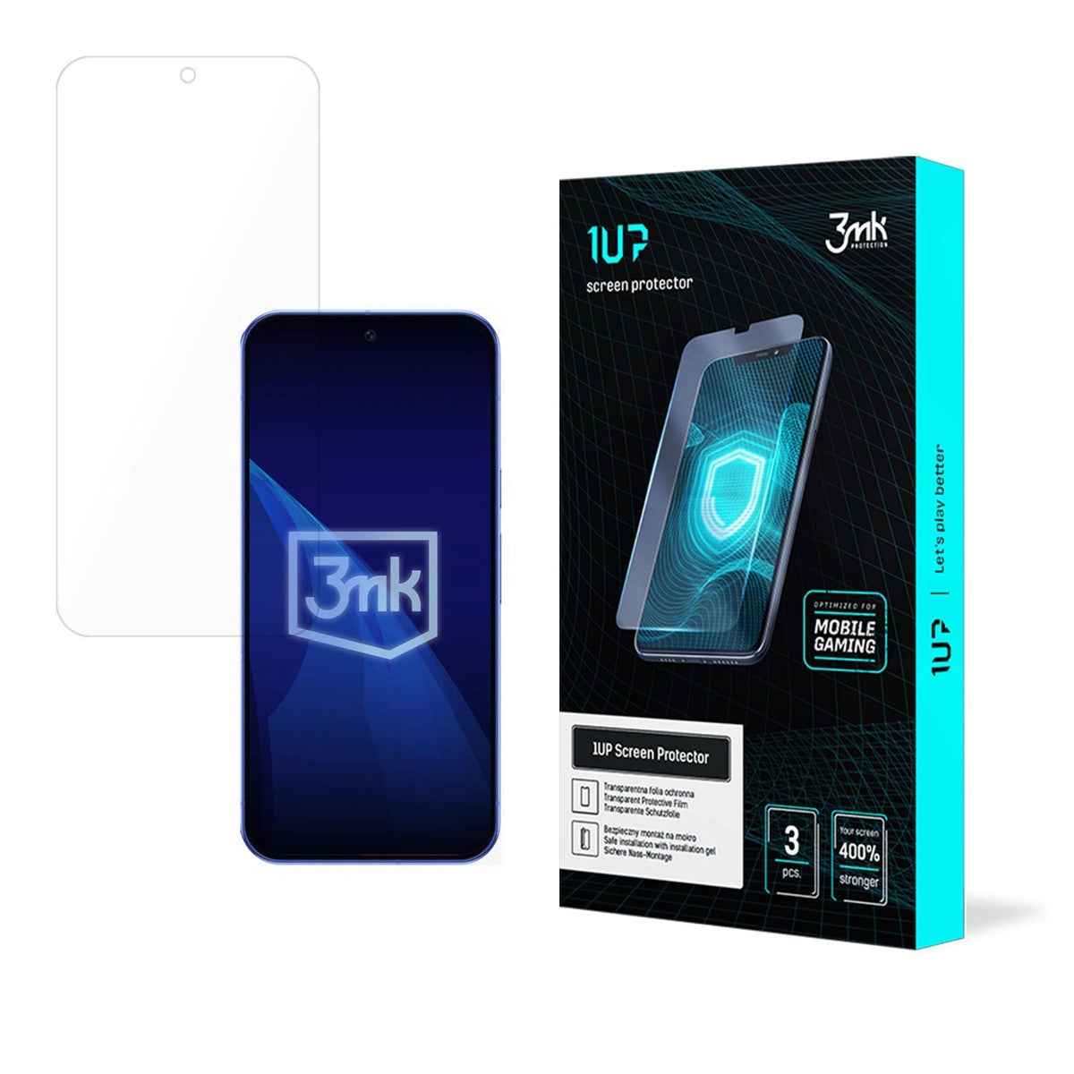 Folia dla graczy 3mk 1UP na Google Pixel 11 Pro XL