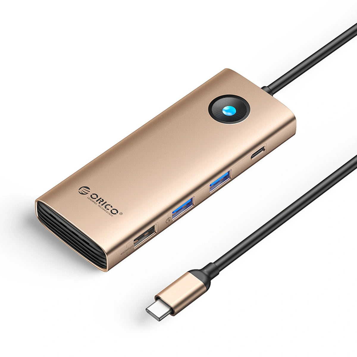 Stacja dokująca USB-C Orico PW11 8w1 2x USB-A 3.0 1x USB-A 2.0 1x USB-C