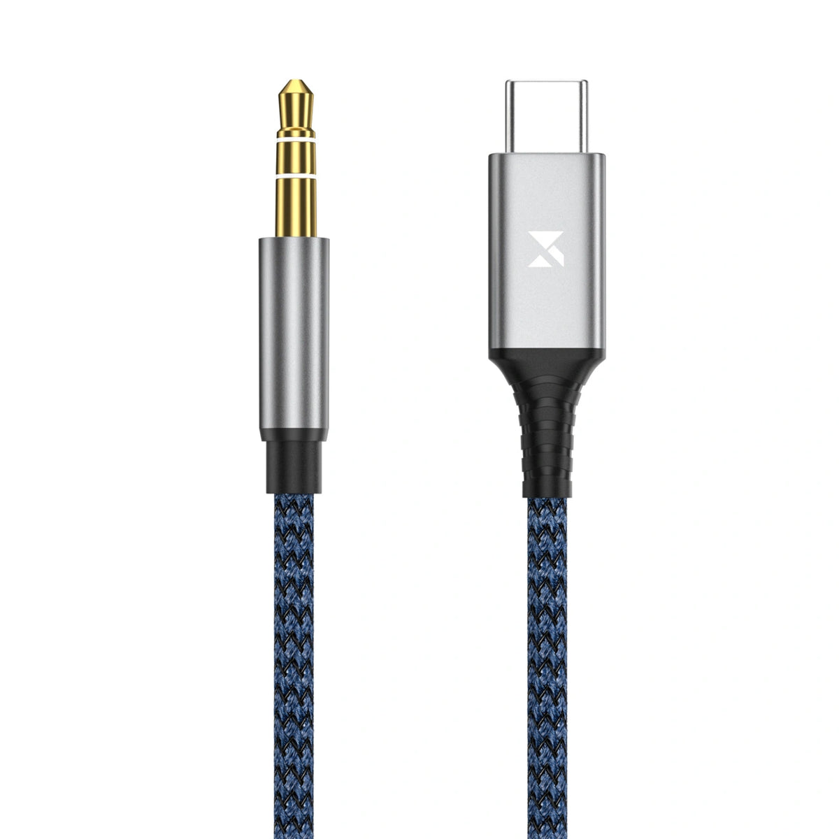 Kabel Wozinsky WAK-CJ USB-C do mini jack 3.5 mm adapter DAC 1 m - szary – zdjęcie 2