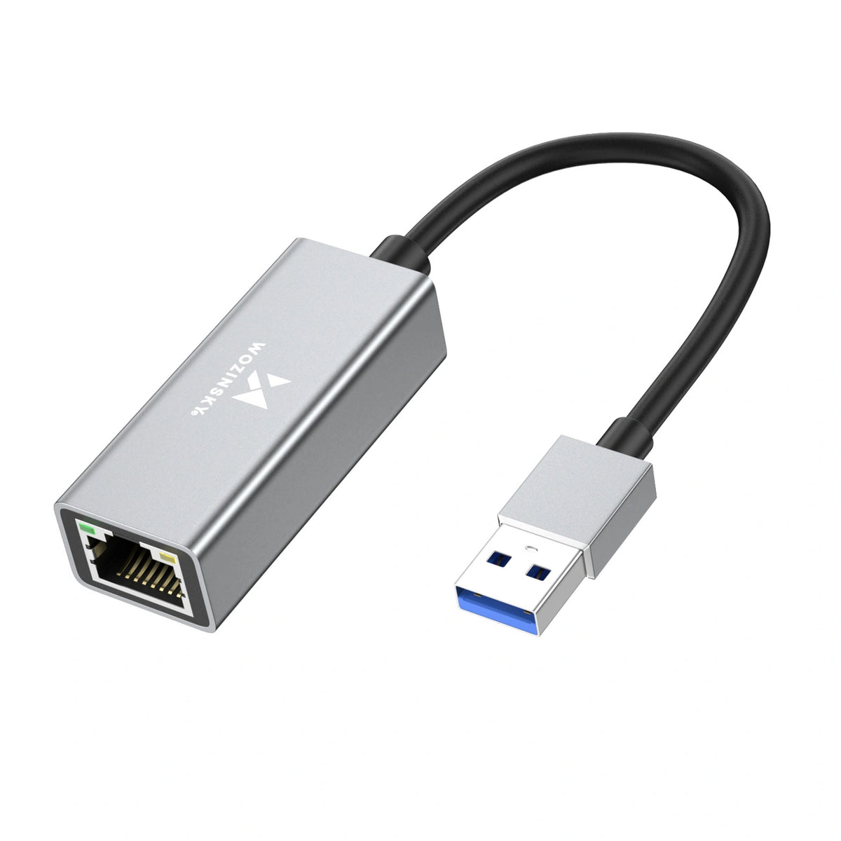 Adapter sieciowy Wozinsky WAU-45A Ethernet karta sieciowa LAN - szara