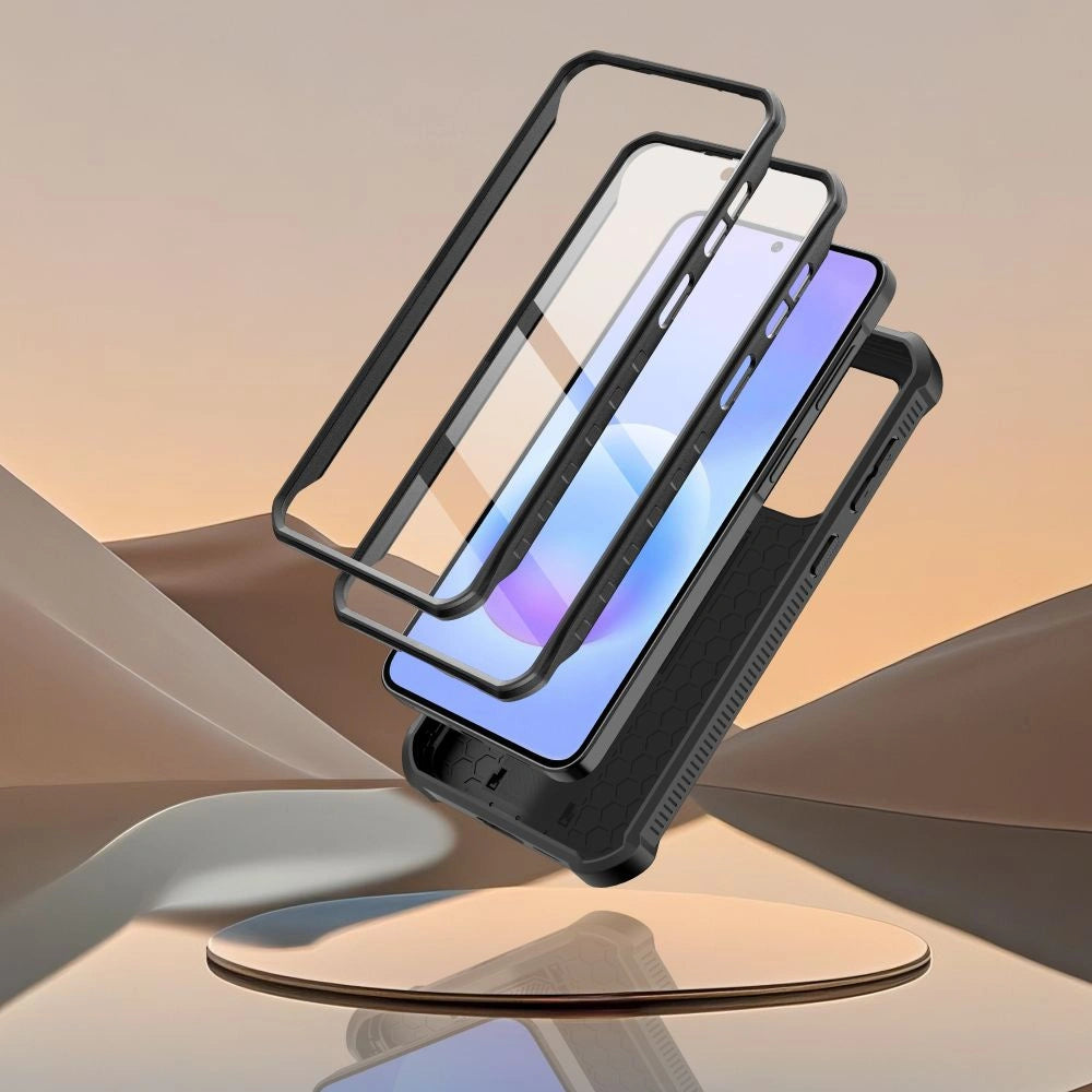 Etui Tech-Protect Kevlar Cam+ 2-Set na Samsung Galaxy A57 5G - czarne – zdjęcie 4