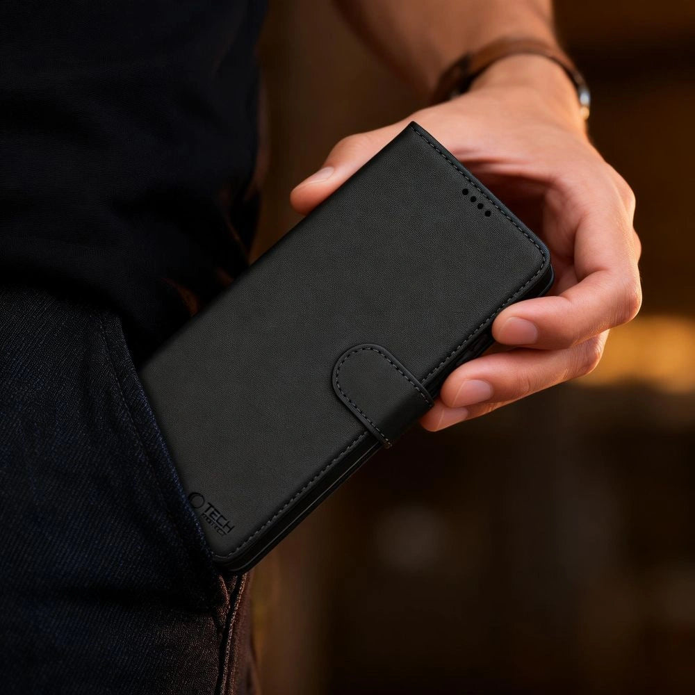 Etui Tech-Protect Wallet na Samsung Galaxy S26 Ultra - czarne matowe – zdjęcie 11